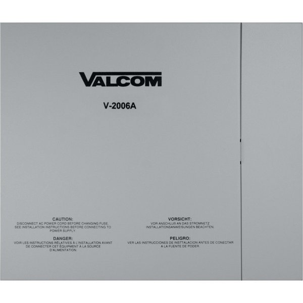 Valcom One-Way, 6 Zone Page Control w/ All Call And Built-In Power; Provides V-2006A